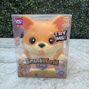 Crazy Fun RMS SmushWorld Corgi Squishy Stretch Squeezy Fidget Toy